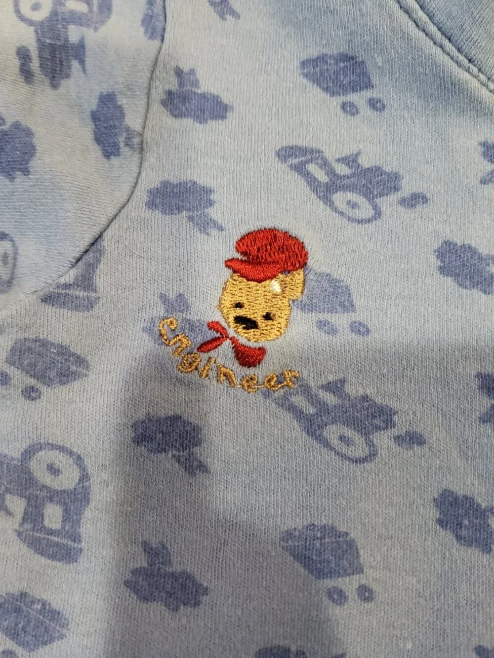 Carter's Train Conductor Footie Pajamas